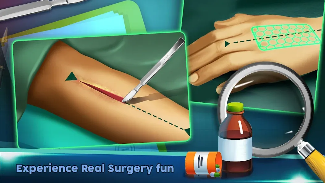 Взлом Surgery Doctor Simulator Games — Все открыто — скриншот 3