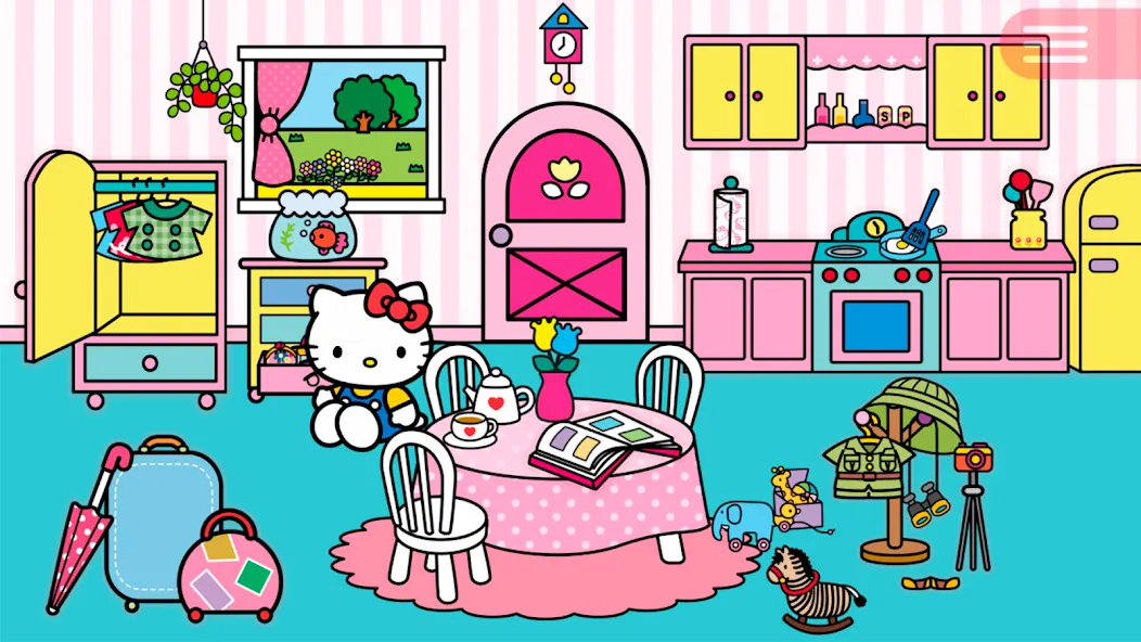 Скачать Hello Kitty Around The World на Андроид — Все открыто — скриншот 1