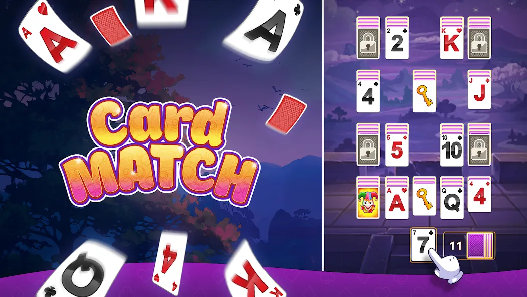 Скачать взлом Card Match на Андроид — Много денег — скриншот 5