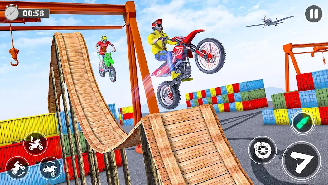 Скачать Bike Stunt Race Tricks Master на Android — Много денег — скриншот 4