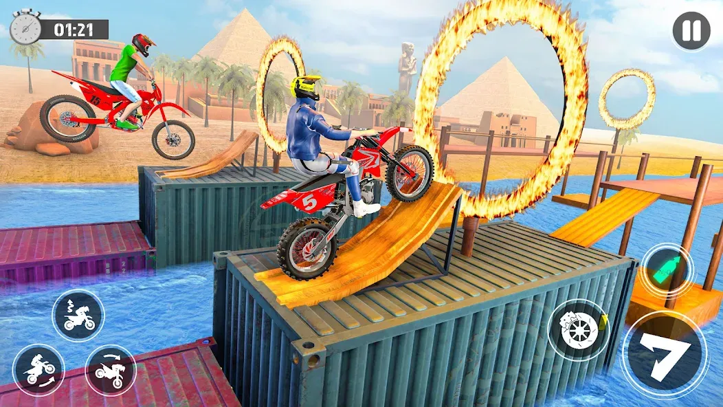 Скачать Bike Stunt Race Tricks Master на Android — Много денег — скриншот 5
