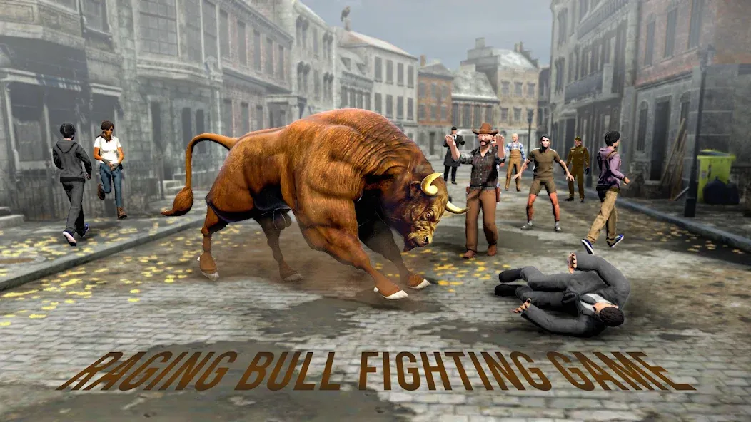 Скачать Bull Fighting Game: Bull Games на телефон — Много денег — скриншот 1