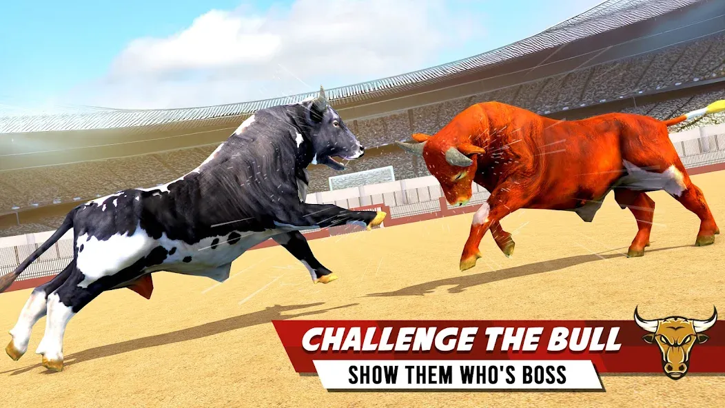 Скачать Bull Fighting Game: Bull Games на телефон — Много денег — скриншот 2