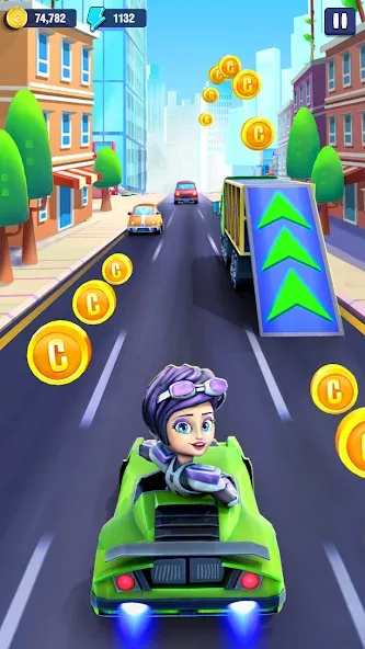 Mini Car Runner - Racing Games — Много денег — скриншот 5