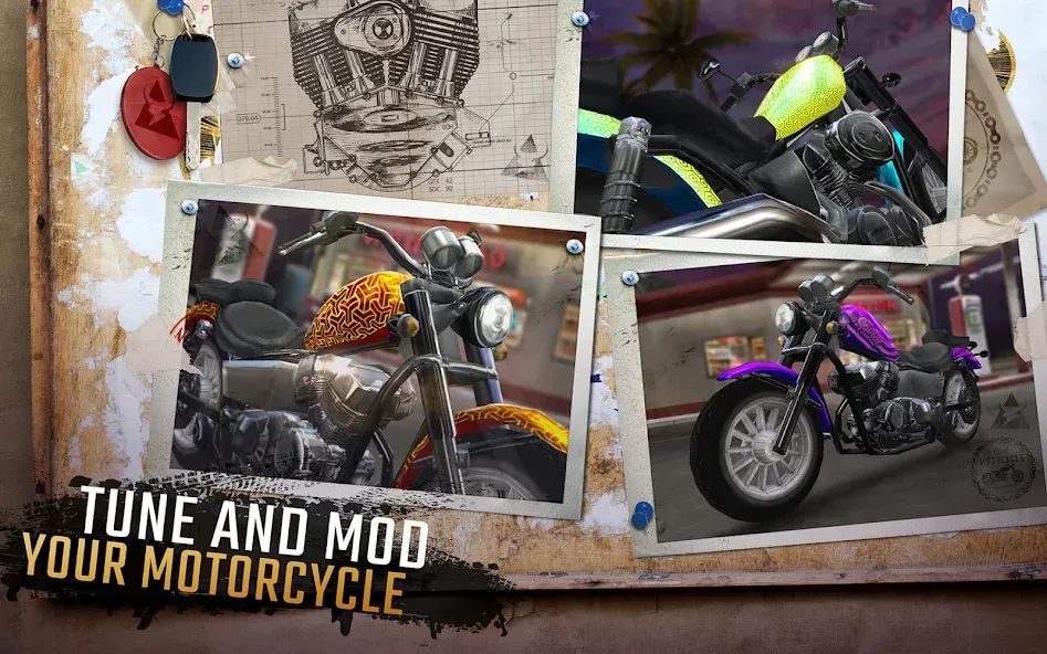 Moto Rider GO: Highway Traffic — Мод: Много денег — скриншот 4 Moto Rider GO: Highway Traffic — Мод: Много денег — скриншот 4