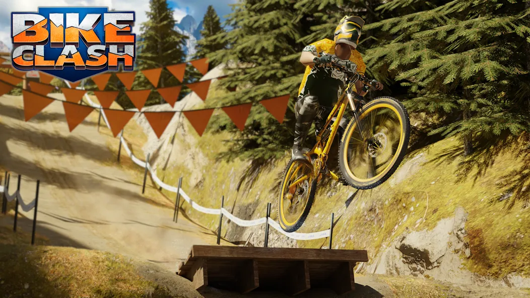 Скачать Bike Clash: PvP Cycle Game (Мод: Много денег) на Андроид — скриншот 1
