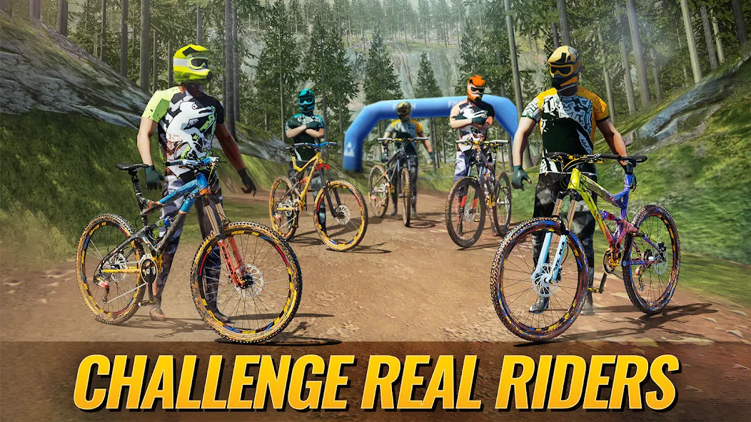 Скачать Bike Clash: PvP Cycle Game (Мод: Много денег) на Андроид — скриншот 2