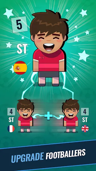 Скачать Merge Football Manager: Soccer MOD APK — Много денег — скриншот 5