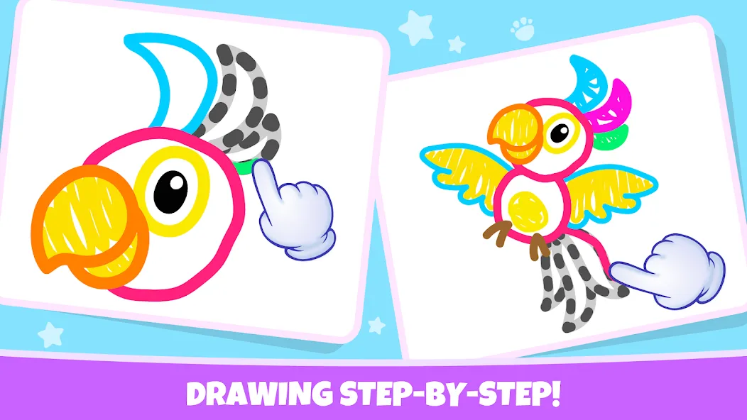 Взлом Drawing for kids! Toddler draw — Все открыто — скриншот 3