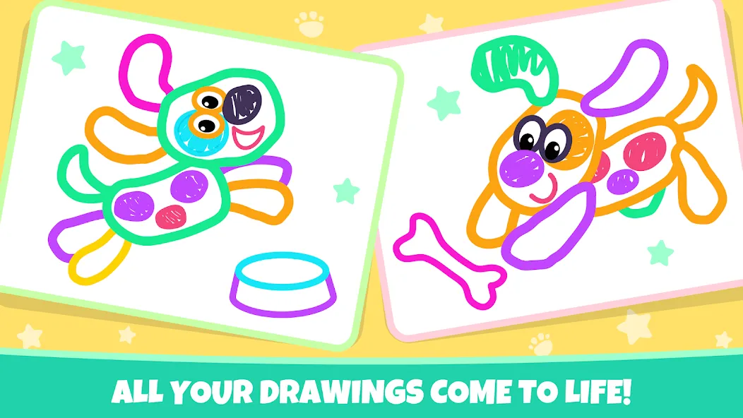 Взлом Drawing for kids! Toddler draw — Все открыто — скриншот 4