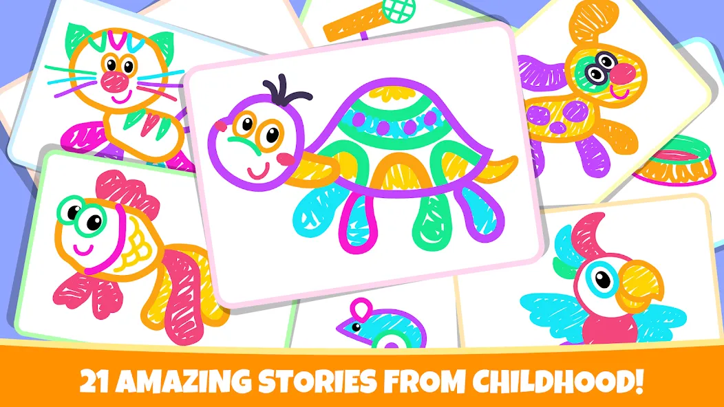 Взлом Drawing for kids! Toddler draw — Все открыто — скриншот 5