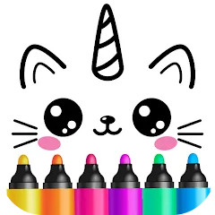 Взлом Drawing for kids! Toddler draw — Все открыто
