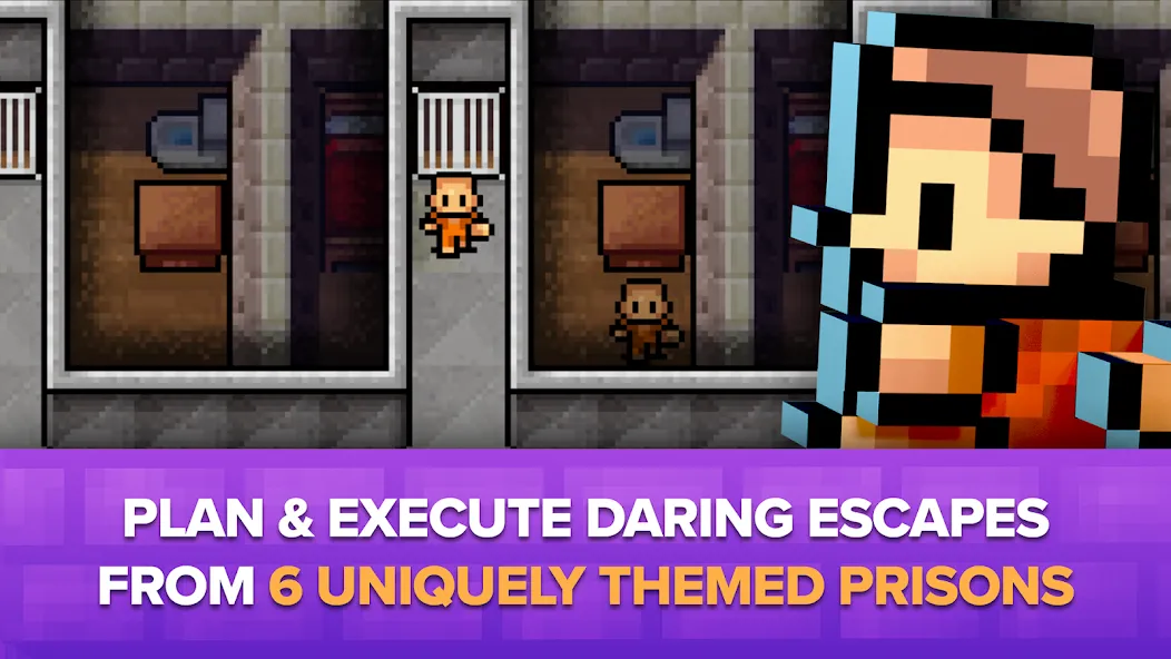 The Escapists: Prison Escape MOD — Взломанная на деньги и бесконечные предметы на Андроид — скриншот 2 The Escapists: Prison Escape MOD — Взломанная на деньги и бесконечные предметы на Андроид — скриншот 2