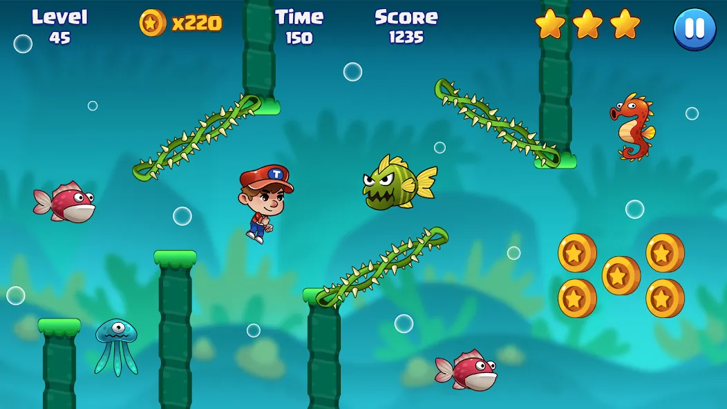 Super Bill World-Fun Adventure MOD — Много денег и всё открыто на Андроид — скриншот 5