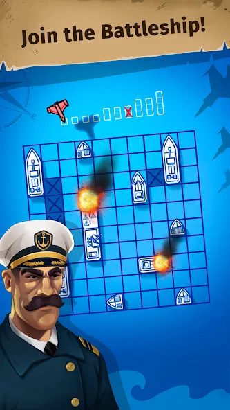 Sink the Fleet - Sea War — Мод: Много денег — скриншот 1