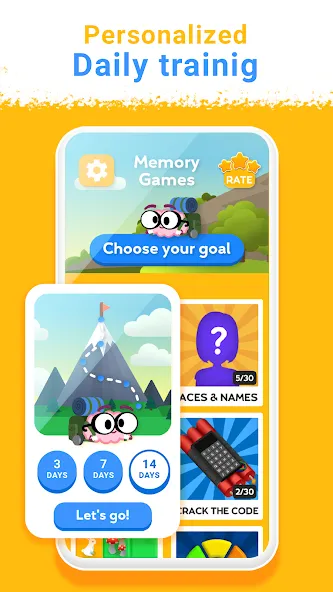 Train your Brain. Memory Games MOD — Все уровни разблокированы на Андроид — скриншот 3