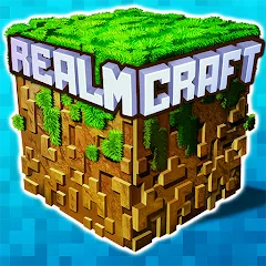 Взлом Mini Block Craft Realm Craft — Много денег и бесконечные ресурсы