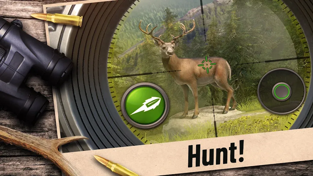 Hunting Clash: Shooting Games на Андроид — Мод Много денег и без перезарядки — скриншот 1 Hunting Clash: Shooting Games на Андроид — Мод Много денег и без перезарядки — скриншот 1
