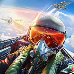 Скачать Jet Fighter: Sky Combat 3D на Андроид — Много денег и разблокированы все самолеты