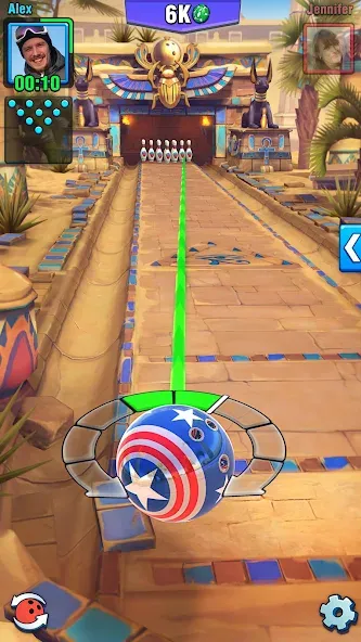 Скачать Bowling Crew — 3D bowling game на телефон — Много денег — скриншот 3