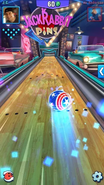 Скачать Bowling Crew — 3D bowling game на телефон — Много денег — скриншот 4