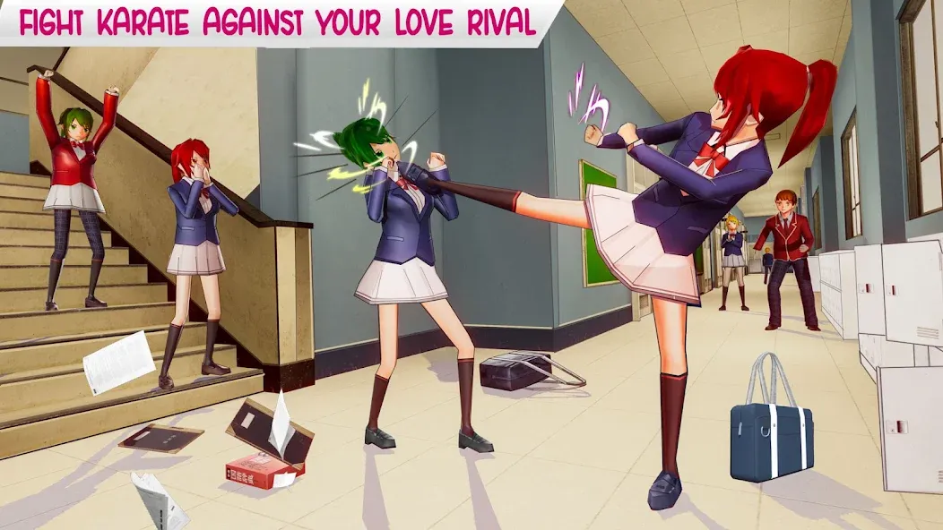 Anime High School Life MOD — Много денег на Андроид — скриншот 1