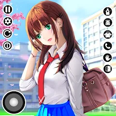 Anime High School Life MOD — Много денег на Андроид