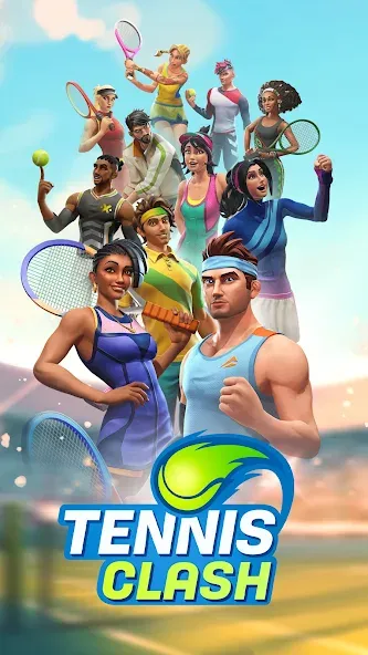 Скачать Tennis Clash: Multiplayer Game — Модификация Много денег и без рекламы — скриншот 4