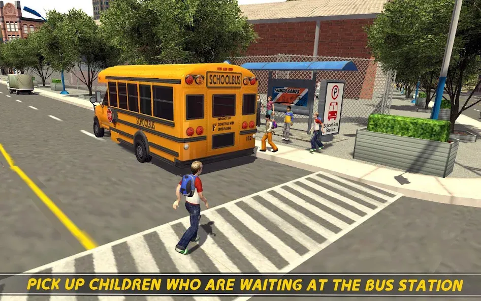 School Bus 16 MOD APK — Много денег — скриншот 1