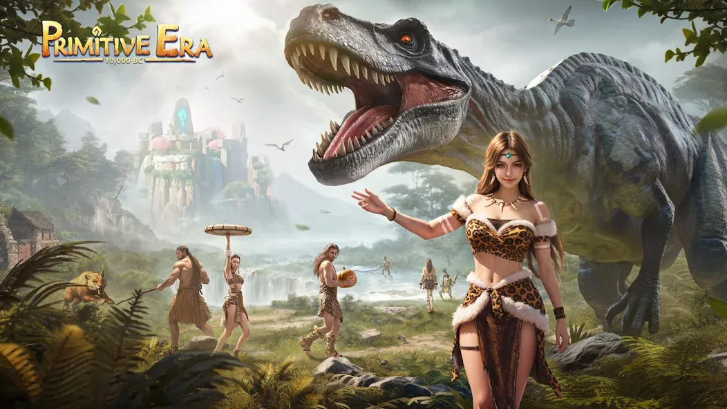 Primitive Era: 10000 BC MOD — Много ресурсов на Андроид — скриншот 1
