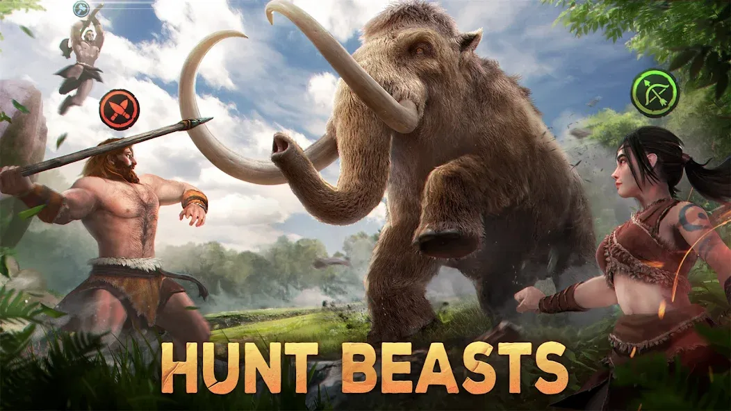 Primitive Era: 10000 BC MOD — Много ресурсов на Андроид — скриншот 4