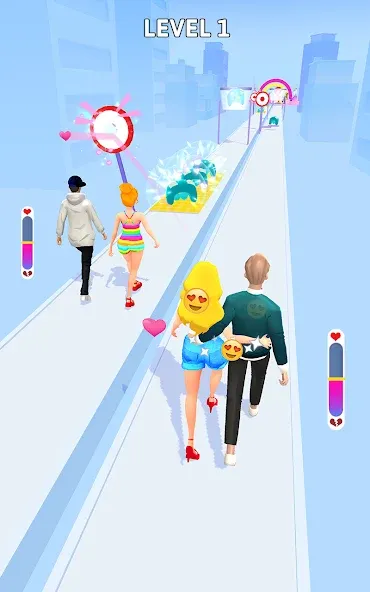 Bestie Breakup - Run for Love — Взломанная версия (Много денег) — скриншот 2