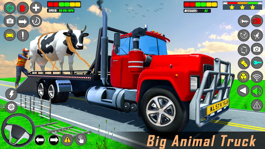Animal Transport Driving Games MOD APK на Android — Много денег — скриншот 1
