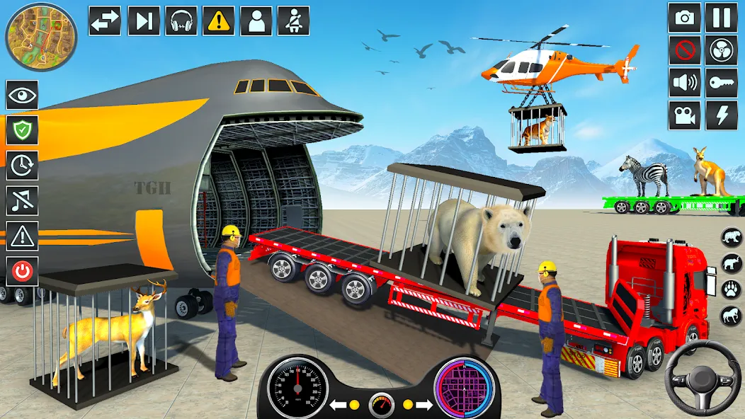 Animal Transport Driving Games MOD APK на Android — Много денег — скриншот 5