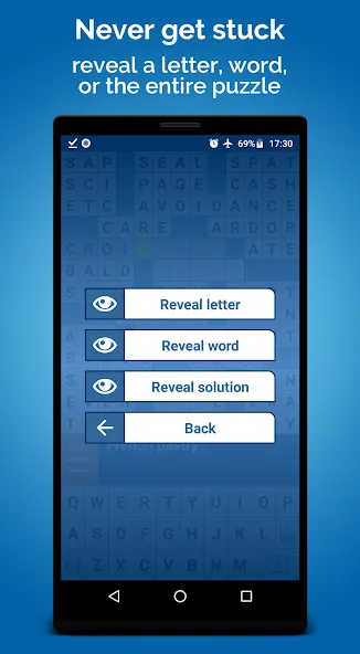 Скачать Crossword Puzzle на Android — Много денег и подсказок — скриншот 3