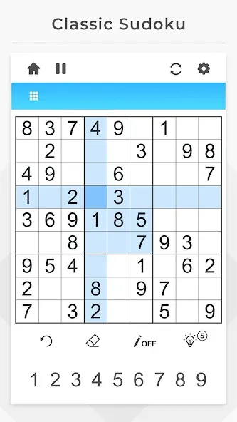 Sudoku - Offline Games (Мод Все уровни разблокированы) — скриншот 1 Sudoku - Offline Games (Мод Все уровни разблокированы) — скриншот 1