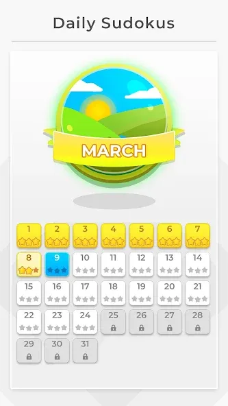 Sudoku - Offline Games (Мод Все уровни разблокированы) — скриншот 3 Sudoku - Offline Games (Мод Все уровни разблокированы) — скриншот 3