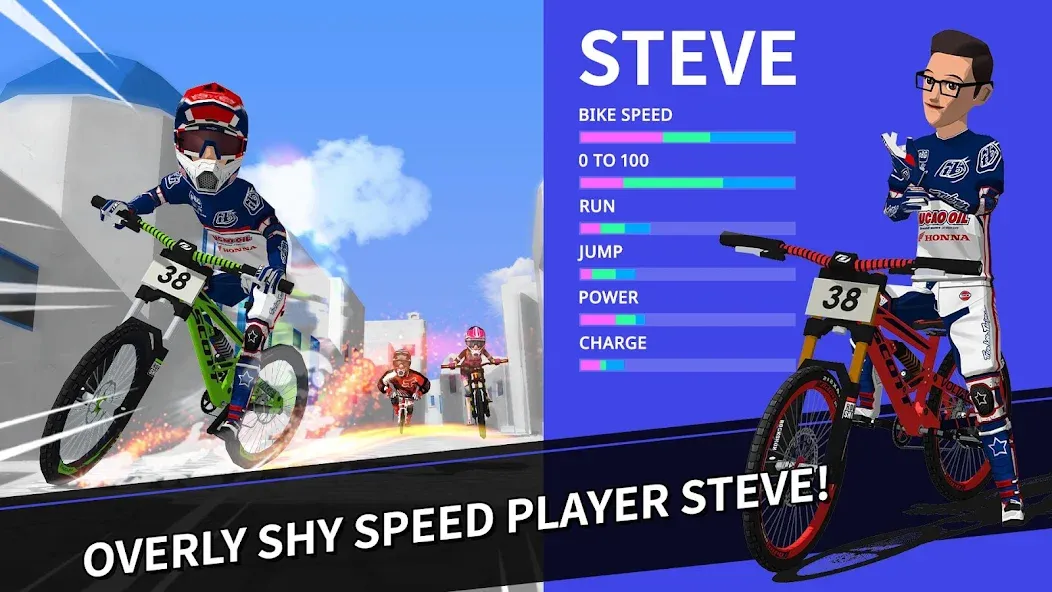 Downhill Masters Mod APK Много денег — Скачать на Андроид — скриншот 2