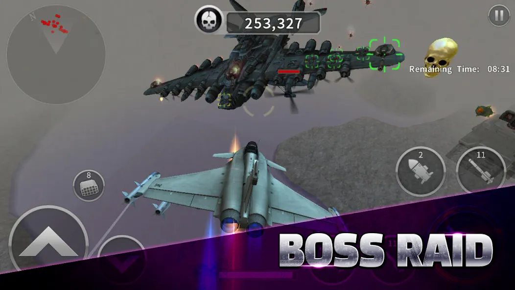 GUNSHIP BATTLE: Helicopter 3D — Мод: Много денег и золота — скриншот 4