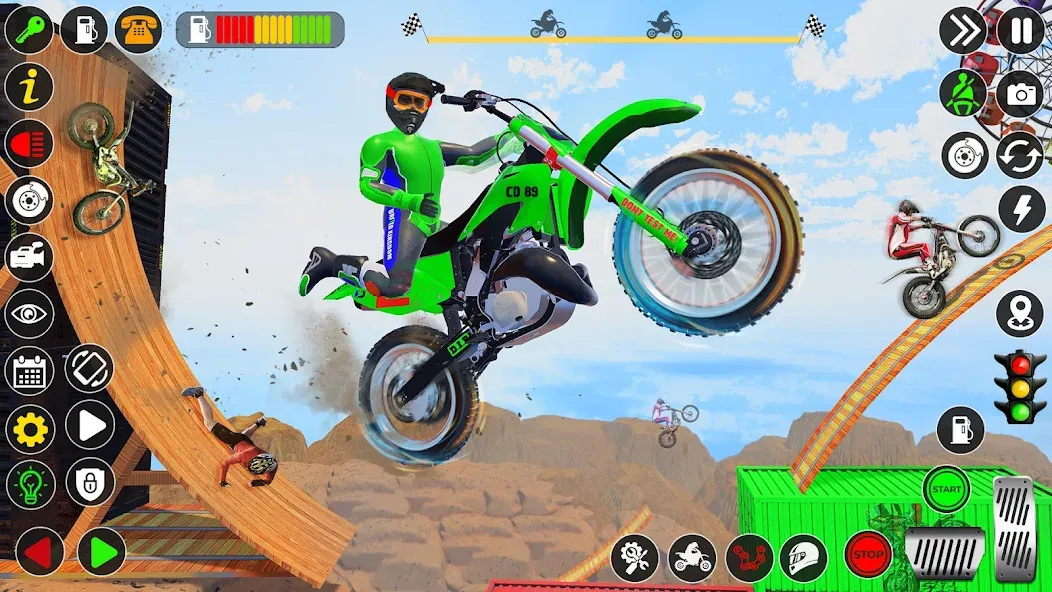 Скачать Bike Stunt Games Stunt Bike 3D на телефон — Много денег — скриншот 3