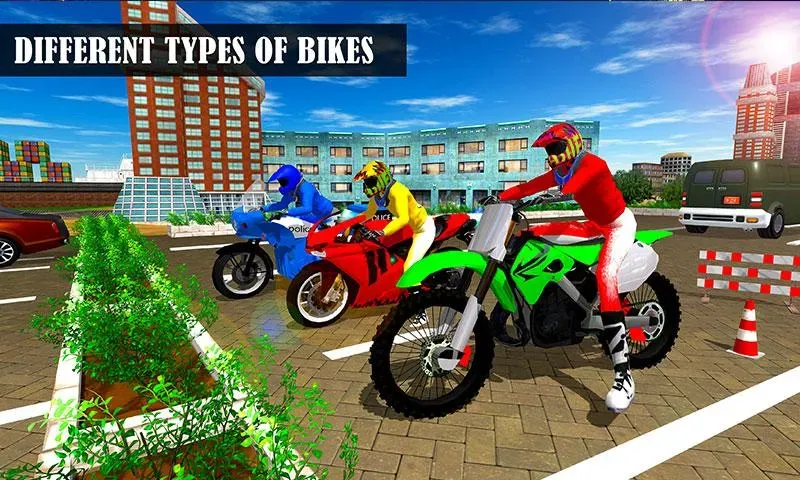 Bike Parking Moto Driving Game на Андроид — Много денег — скриншот 2