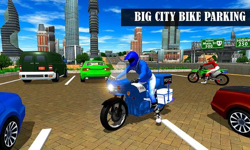 Bike Parking Moto Driving Game на Андроид — Много денег — скриншот 3