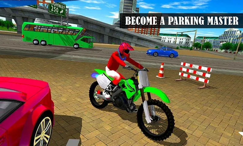 Bike Parking Moto Driving Game на Андроид — Много денег — скриншот 4