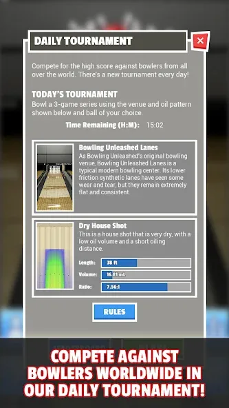 Скачать взлом Bowling Unleashed на Андроид — Много денег и всё разблокировано — скриншот 3