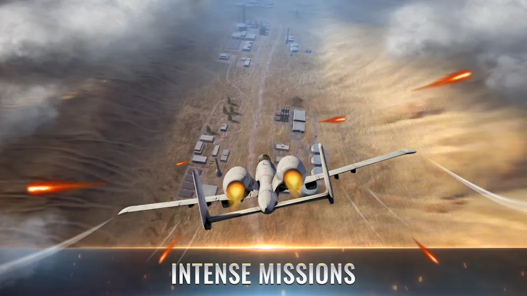 Скачать Fighter Pilot: HeavyFire (Мод: Много денег) на Андроид — скриншот 2