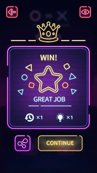 Скачать взлом Tic Tac Toe - Offline XOXO на Андроид — Все темы разблокированы — скриншот 4