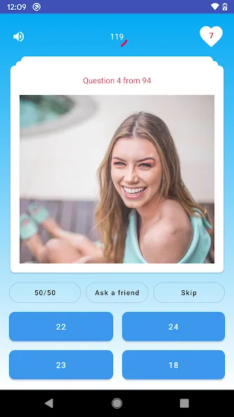 Скачать Quiz - Guess her age challenge с модом — Все подсказки и пропуск уровней — скриншот 1