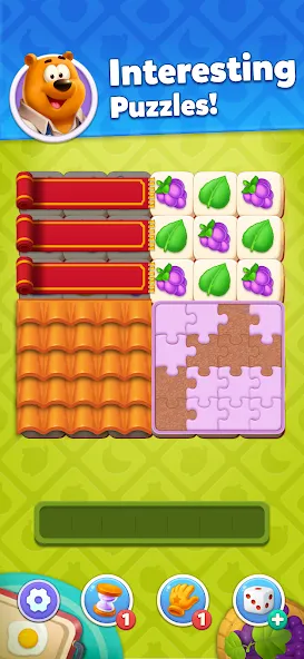 Скачать взлом Tile Match - Brain Puzzle Game на Андроид — Много денег — скриншот 5