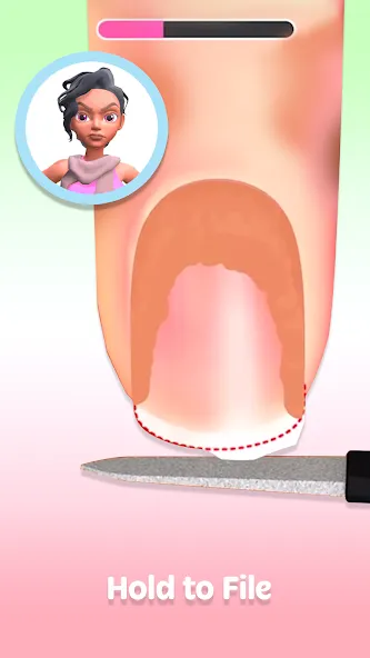Nail Salon 3D MOD APK — Все открыто — скриншот 1