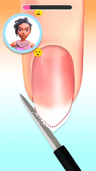 Nail Salon 3D MOD APK — Все открыто — скриншот 3